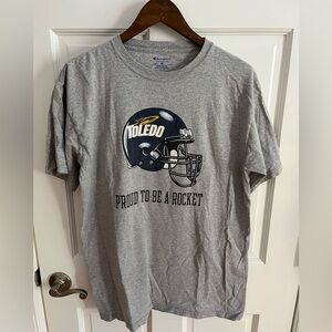 2010 Toledo University Football grey t-shirt